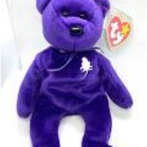 Ty Purple Stuffed Bear